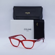 Celine CL50009I 066 Shiny Red 53mm Eyeglasses New Authentic - $220.49