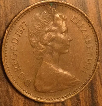 1977 Uk Gb Great Britain New 1/2 Penny Coin - £1.00 GBP