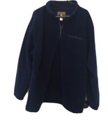 Duluth Trading Co. Men&#39;s Big &amp; Tall 1/4 Zip Fleece Jacket Coat Blue Size... - £35.94 GBP