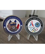 Lot of 2 Federal Air Marshal FAM FAMs 2024 Paris Summer Olympics Challenge Coins - $58.40