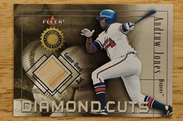 2001 Fleer Andruw Jones Diamond Cuts Game Used Bat Relic Atlanta Braves Baseball - $9.89