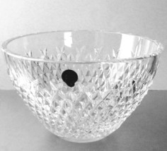 Waterford ALANA Master Craft 8&quot; Crystal Bowl Deep Side Made Ireland 40034938 New - £172.58 GBP