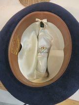 Stetson Black Fedora Size 7 3X Beaver Felt image 3