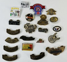 Vintage Harley Davidson Pin Pinback Lot HOG Eagle Wings Daytona Bike Wee... - $74.88