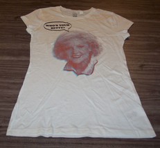 WOMEN&#39;S TEEN BETTY WHITE &quot;Who&#39;s Your Betty&quot; T-shirt MEDIUM NEW Golden Girls - £15.64 GBP