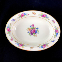 Lenox Rose Fine China Ivory Dresden Floral Oval Serving Bowl USA Retired... - $35.49
