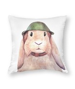 Mondxflaur Rabbit Decorative Pillow Case Covers for Couches and Sofas Po... - $15.07 CAD+
