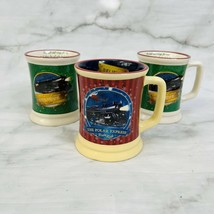 Polar Express Train Ride Believe Hot Chocolate Mug Set of 3 - £45.83 GBP