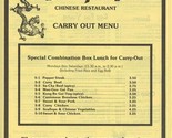 Dragon Den Chinese Restaurant Menu Greenville &amp; Anderson South Carolina ... - £13.98 GBP