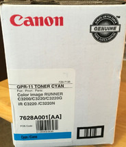Canon GPR-11 Cyan Toner Cartridge 7628A001 Genuine New Unopened Box - £29.37 GBP