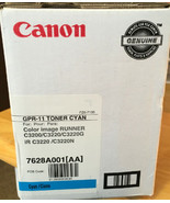 Canon GPR-11 Cyan Toner Cartridge 7628A001 Genuine New Unopened Box - $37.39