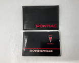 2002 Pontiac Bonneville Owners Manual Handbook OEM with Case N01B54008 - £11.67 GBP