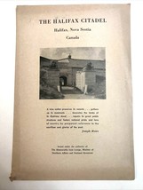 1954 Halifax Citadel Canadian Government Travel Bureau Brochure Guide - $16.78