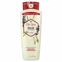 Old Spice Men&#39;s Body Wash Relax with Lavender, All Skin Types, 18 fl oz - £13.10 GBP