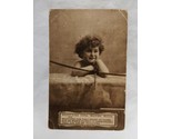 1909 Roth And Langley N Y Bright Eyed Cupid Valentine Postcard 3 1/2&quot; X ... - £31.57 GBP
