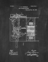 Dish Washing Machine Patent Print - Chalkboard - £5.94 GBP+