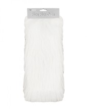 Fun Faux Fur Cuts White Gorilla 9&quot; x 12&quot; Craft Fur Sheets Gnome Beards M544.11 - £4.80 GBP