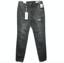 Two by Vince Camuto Destroyed Gray Ripped Distressed Skinny Jeans 26 2 N... - $25.95