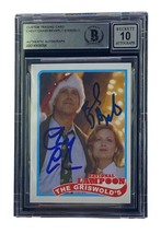 Chase &amp; D&#39;Angelo Signed National Lampoons Christmas Holiday Card Low Gra... - $341.23