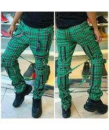 Men&#39;s Green Plaid Fashion Pants  - £156.74 GBP
