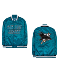 Men&#39;s San Jose Sharks Blue Varsity Jacket - $119.99