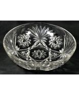 Anchor Hocking Prescut Early American 7.25” Glass Bowl VINTAGE ca. 1960&#39;s - $8.86