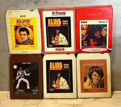 VTG Elvis Presley 8-Track Lot (6) Pure Gold/ G.I. Blues/ Welcome To My World +  - £14.51 GBP