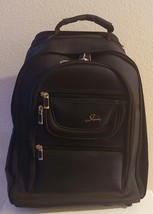 Skyway Black Backpack With Wheels Carryon Luggage - $59.40