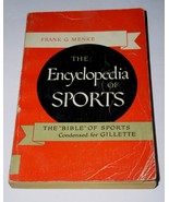 The Encylcopedia Of Sports Paperback Book By Menke Vintage 1955 Gillette... - $190.20 MXN