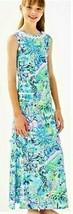 Lilly Pulitzer Girls Little Lilly Classic Maxi Dress Sz-7 100% Cotton  - £39.32 GBP