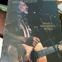 Willie Nelson Recueil de Chansons What Un Wonderful World Feuille Musique Voir - £20.75 GBP