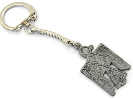 Vintage Thunderbird Keychain Key Ring Chain Hangtag Fob Native American Culture - £14.81 GBP