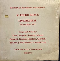 Alfredo Kraus Live Recital Puerto Rico 1977 HRE247-1 Shrink Wrap VG+ PET RESCUE - £11.37 GBP