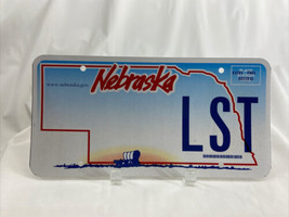 LST Vintage Vanity License Plate Nebraska Personalized Auto Man-Cave Décor - £123.15 GBP
