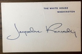 Jacqueline Kennedy The White House Facsimile Signature Card First Lady JFK - £45.44 GBP