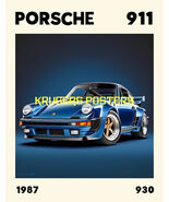 PORSCHE 911 TURBO 930 1987 - by Alice Castello - KRUGERS POSTERS - €16,50 EUR+