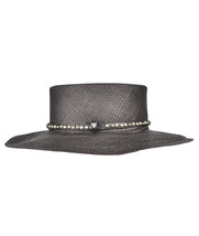 HOLLYWOOD TRADING COMPANY Herren Klassische Hat Solid Schwarz Grose 56 cm - £97.74 GBP