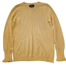 BANANA REPUBLIC S Butter Yellow Filpucci Merino Wool Cashmere Sweater Co... - $44.55