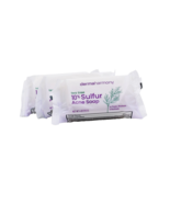 10% Sulfur Soap with Tea Tree Oil - DermaHarmony 4oz - 3 Bars (Wrapper) - $21.28