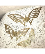 MCM Butterfly Decor Home Interior HOMCO Brass Metal Vintage Butterflies ... - $741.26 MXN