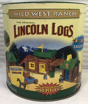 Vintage Lincoln Log Wild West Ranch Dusty Trail Buck N Bronco - $59.28