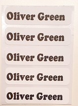  Iron On Personalised Tags Labels Name School Uniforme Kids 5 10 25 30 4... - £0.98 GBP+
