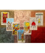 HORSESHOE TAROT READING IF YOUR UNSURE ABOUT DECISIONS 100 YEAR OLD WITC... - $53.77