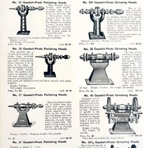1922 N.T. Bushnell Grinding Heads Tools Advertisement Catalog Hardware D... - $562.94 MXN