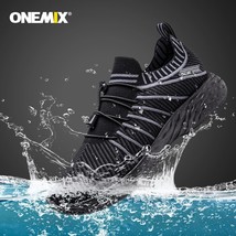 New Black Running Shoes for Men Waterproof Breathable Training Sneakers ... - $71.51
