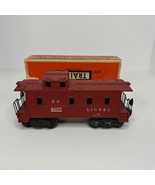 VINTAGE POSTWAR LIONEL O GAUGE No. 6257 SP CABOOSE WITH ORIGINAL BOX - $38.37 CAD