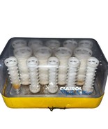Clairol C-14 Hot Setter Denmark Vintage Hot Rollers Curlers Wax core wit... - $39.38 CAD