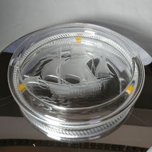 Lalique | Crystal Santa Maria Ashtray | 6.75" image 2