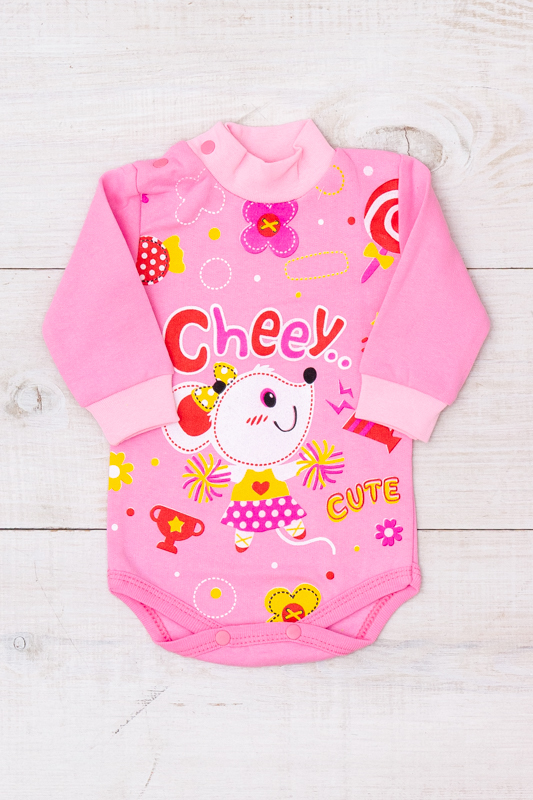 Bodysuit (infant girls), Winter,  Nosi svoe 9545-023-33-5 (rozhevyj-myshka) - $11.58