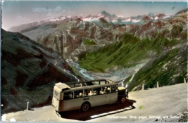 Furkastrasse Pass With A View Towards Grimsel And Gletsch Switzerland Postcard - £5.23 GBP